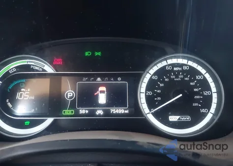 2018 Kia Niro Touring z USA, uszkodzony, nr VIN KNDCE3LC6J5126907